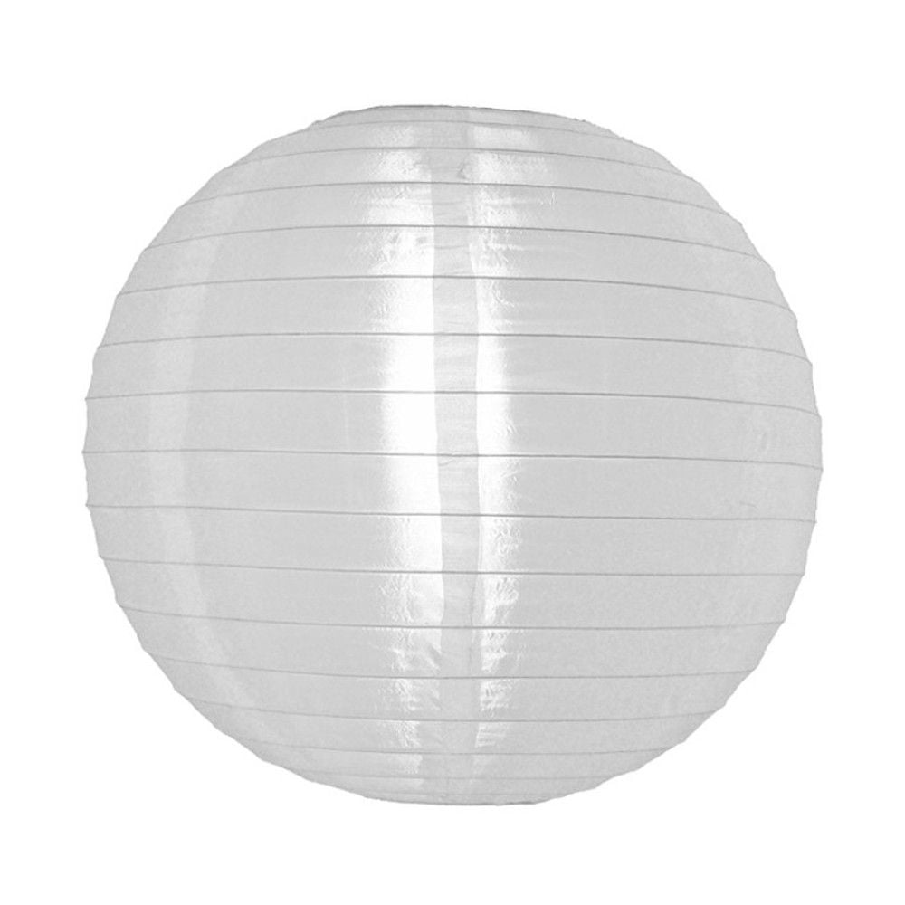 [ PEQUENOS DEFEITOS ] Luminária Oriental Branca Nylon - 40 cm