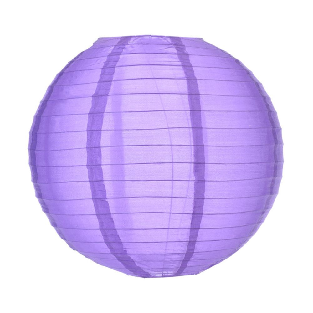 [PEQUENOS DEFEITOS] Luminária Oriental Roxa Nylon - 40 cm