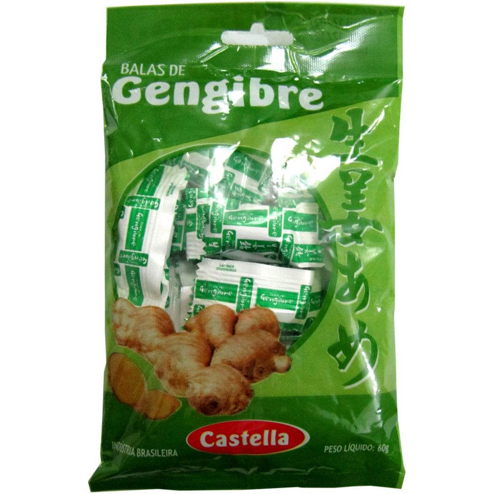 Balas de Gengibre (Choga) Castella - 60 gramas