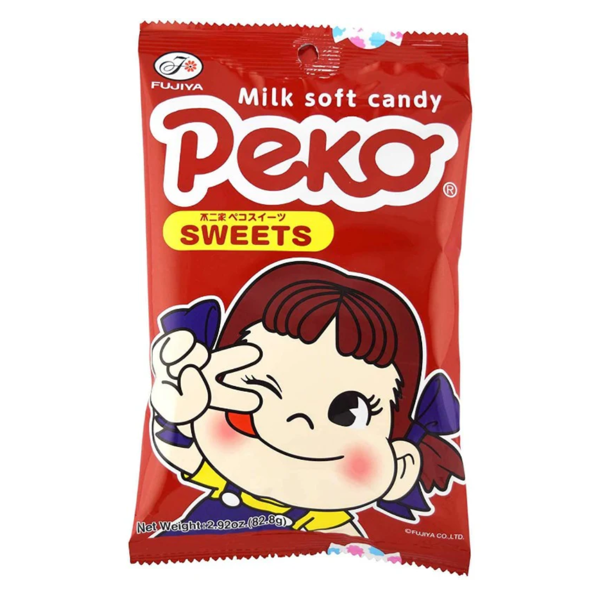 Bala de Leite Japonesa Milk Peko Candy - 82,8 gramas