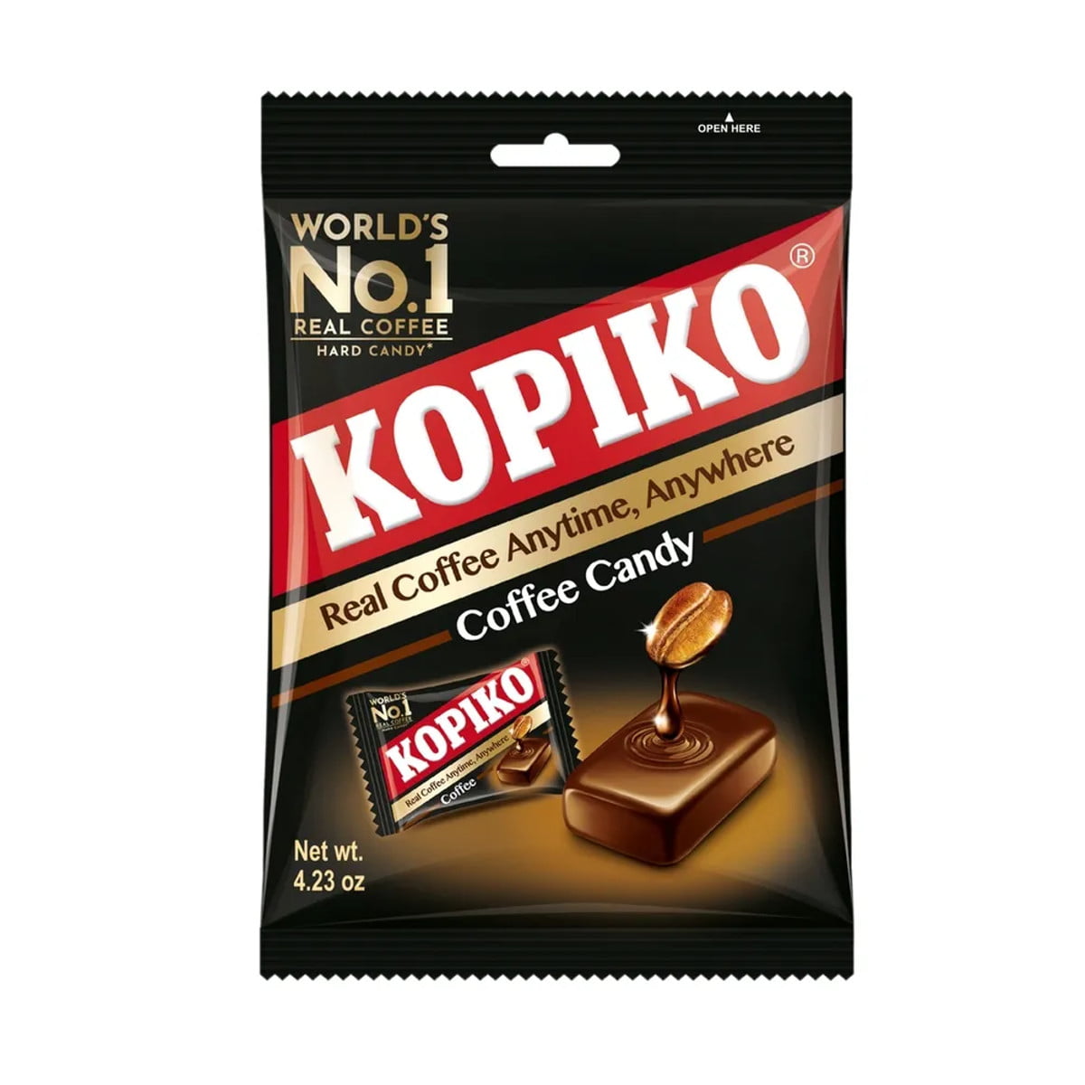 Bala Japonesa de Café  Coffee Candy Kopiko - 120 gramas