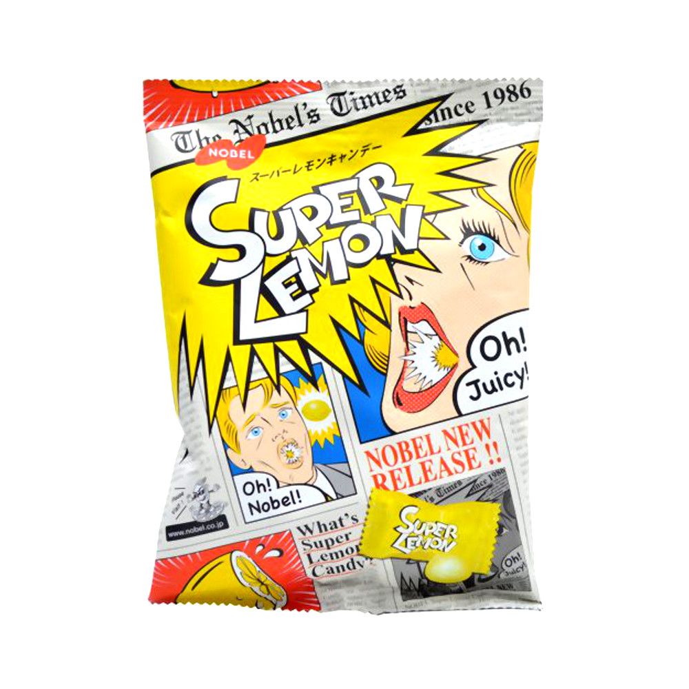 Bala Sabor Limão Super Lemon Nobel - 76 gramas