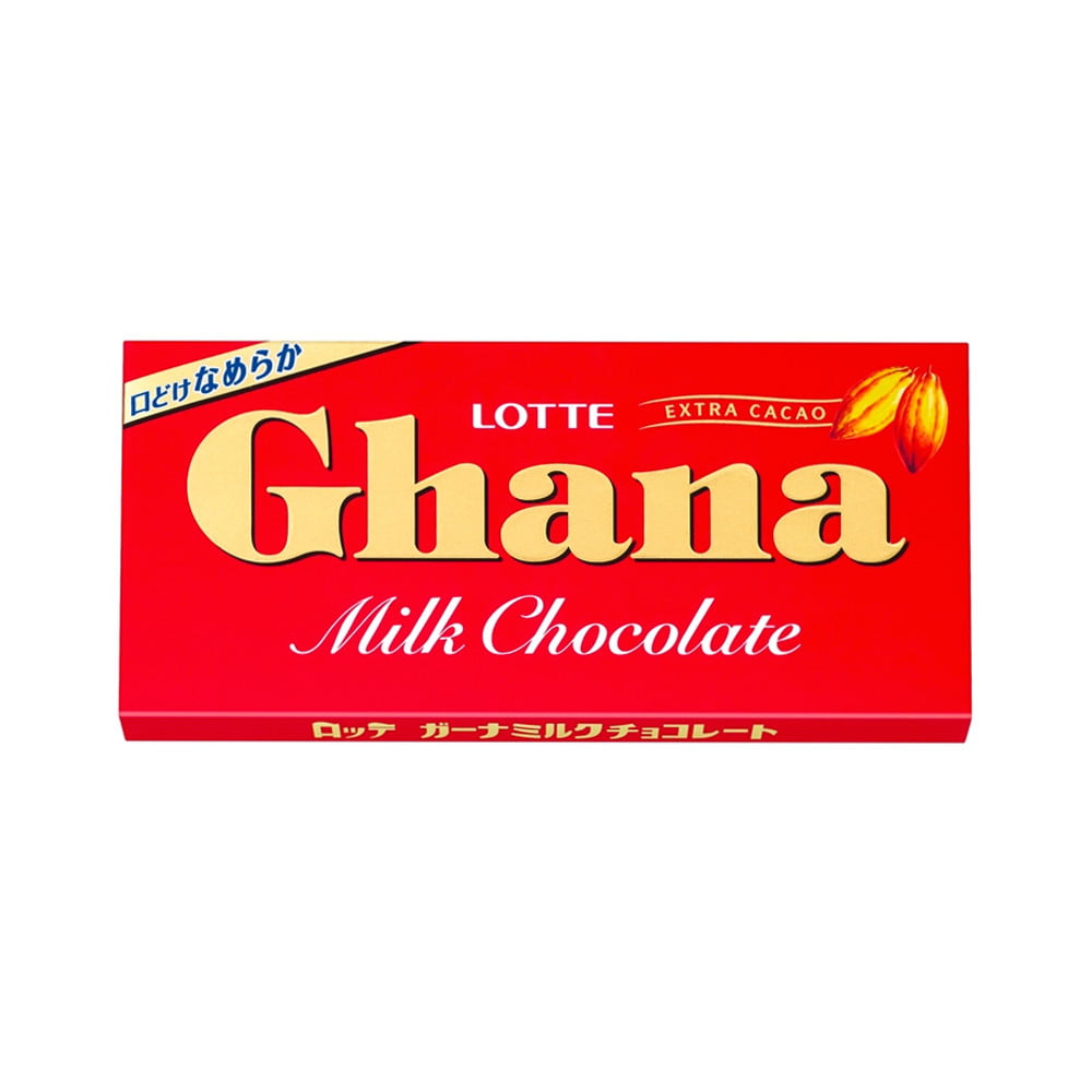 Chocolate Japonês ao Leite Ghana Lotte 50 gramas Hachi8