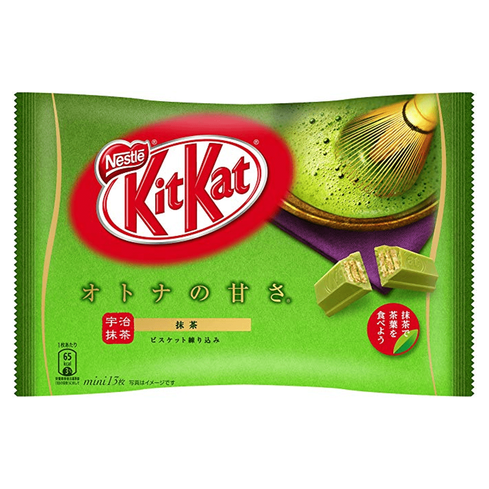 Chocolate Japonês KitKat Mini Koi Chá Verde 13 unidades – 146,9 gramas 