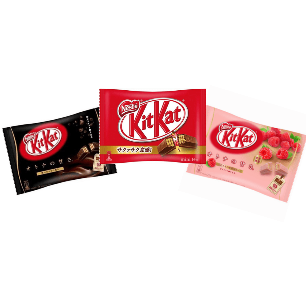 Kit de Chocolates Japonês KitKat - 3 Sabores