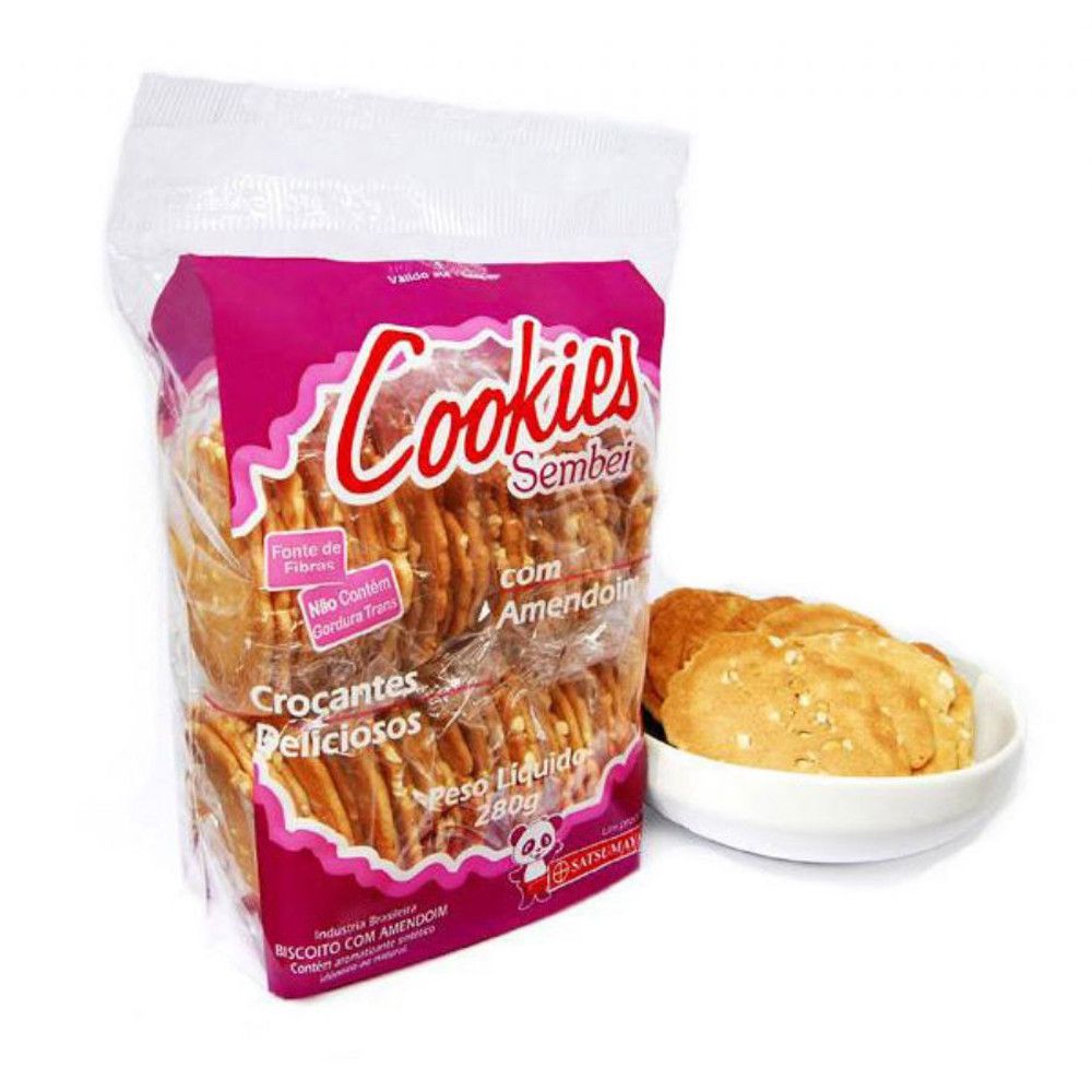 Cookies Sembei sabor Amendoim Satsumaya - 260 gramas