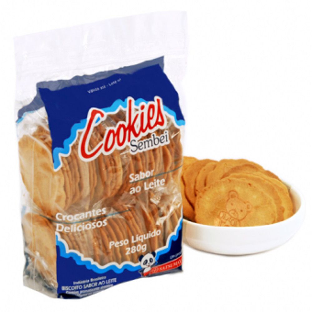 Cookies Sembei sabor ao Leite Satsumaya - 260 gramas