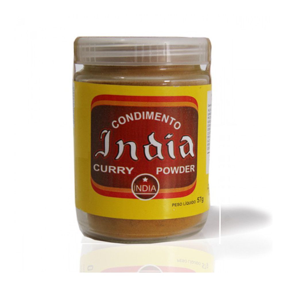 Condimento Curry India em Pó - 57 Gramas