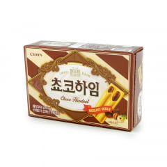Biscoito Coreano Chocolate e Creme de Avelã Choco Heim Crown - 47 gramas