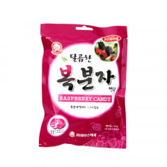 Bala Coreana Sabor Framboesa Raspberry Mammos - 100 gramas