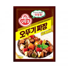 Molho de Soja Preta Coreano em pó Jjajang Ottogi - 100 gramas