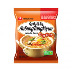 Caixa de Lamen Coreano AnSung Tang Myun Noodle Soup 125g - 20 pacotes