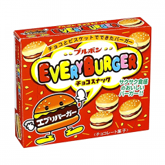 Bolacha Recheada de Chocolate Formato Hamburger Everyburger - 66 gramas