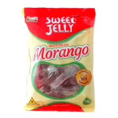 Bala de Alga Marinha Sabor Morango Tipo Gelatina Sweet Jelly - 200 gramas