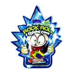 Bala Explosiva Sabor Uva Rock Roll Popping Candy - 30 gramas