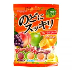 Bala Japonesa de Frutas Sortidas Nodoame - 112 gramas