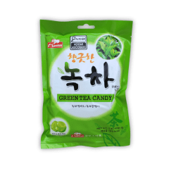 Bala Coreana Sabor Chá Verde Mammos - 80 gramas 