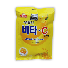 Bala Coreana Vitamina C Sabor Limão Mammos - 80 gramas