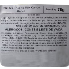 Bala Japonesa de Leite Premium Milk Kanro - 76 gramas