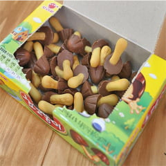 Biscoito com Cobertura de Chocolate Zangle Formato Cogumelo Orion - 50 gramas