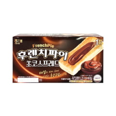 Biscoito Coreano Folhado sabor Chocolate FrenchPie Haitai - 179 gramas