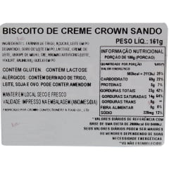 Biscoito Coreano Recheado com Creme de Leite e Mascarpone Sando Crown - 161 gramas