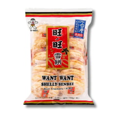 Biscoito de Arroz Shelly Sembei Want Want - 150 gramas