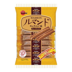 Biscoito Japones Folhado de Caramelo Bourbon - 81,4 gramas