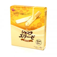 Biscoito Japonês Palito Bourbon Elise Com Cobertura de Chocolate Branco e Recheado com Chocolate Branco - 72 gramas