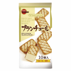 Biscoitos Japonês Recheado com Chocolate ao leite ou Chocolate Branco Bourbon Blanchule - 78 gramas