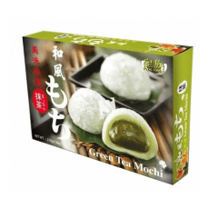 Bolinho de Arroz Glutinoso Mochi Sabor Chá Verde Green Tea - 210 gramas