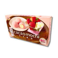 Bolinho de Arroz Mochi Sabor Cacau e Morango - 80 gramas
