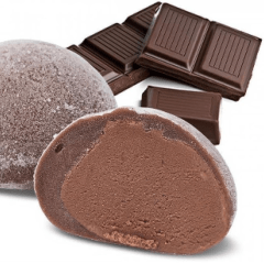 Bolinho de Arroz Mochi Sabor Chocolate Cacao - 80 gramas