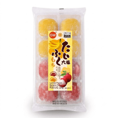 Bolinho de Arroz Moti Sabor Banana e Lichia GW (8 Unidades) - 220 Gramas Bolinho de Arroz Moti Sabor Banana e Lichia GW (8 Unidades) - 220 Gramas