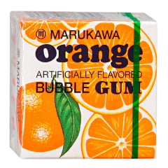 Chiclete Sabor Laranja Marukawa Bubble Gum - 48 unidades