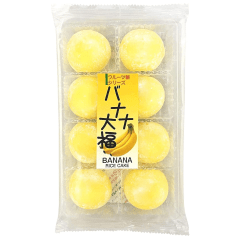 Doce Japonês de Arroz Moti e Recheio de Banana Daifuku Kubota - 216 gramas