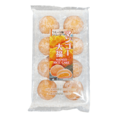 Doce Japonês de Arroz Moti e Recheio de Manga Daifuku Kubota - 216 gramas