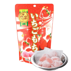 Doce Japonês de Arroz Moti Sabor Morango Seiki - 130 gramas