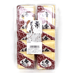 Doce Japonês Monaka Kuri Wafer com Castanha Murase 10 unidades - 250 gramas