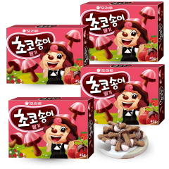 Kit Biscoito Coreano Choco Boy com Cobertoura de Chocolate e Morango Orion 45 gramas x 4 Caixas Kit Biscoito Coreano Choco Boy com Cobertoura de Chocolate e Morango Orion 45 gramas x 4 Caixas