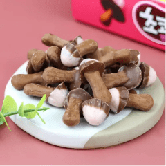 Kit Biscoito Coreano Choco Boy com Cobertoura de Chocolate e Morango Orion 45 gramas x 4 Caixas