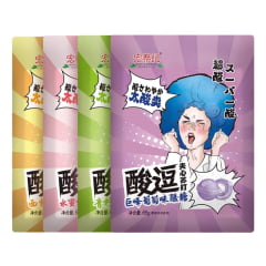 Kit de Bala Super Azeda Hong Tai Kee 65 gramas - 4 Sabores