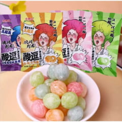 Kit de Bala Super Azeda Hong Tai Kee 65 gramas - 4 Sabores