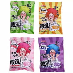 Kit de Bala Super Azeda Hong Tai Kee 65 gramas - 4 Sabores