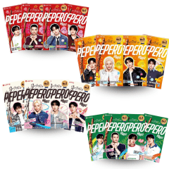 Kit Biscoito Palito Pepero Lotte - Edição Especial Stray Kids (4 Sabores)