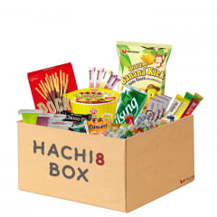 Kit de Doces Bebidas Snacks Hachi8 Box Especial - 35 Itens