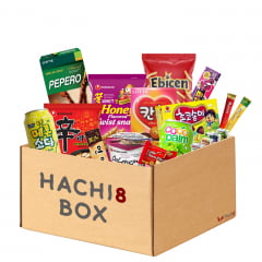 Kit de Doces Bebidas Snacks Hachi8 Box  - Versão Oriente