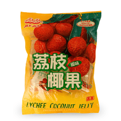Kit de Pacotes de Mini Gelatinas Coconut Jelly Jin Jin – 3 Sabores