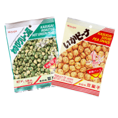 Kit de Petisco Japonês Lula e Ervilha com Wasabi - Kasugai