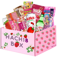 Kit Produtos Orientais Hachi8 Box - Versão Comemorativa Produtos Sabor Morango 2